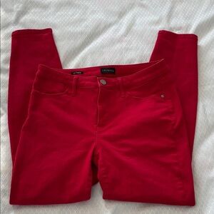 Talbots Petite 4P Red Jeans (Jeggings)